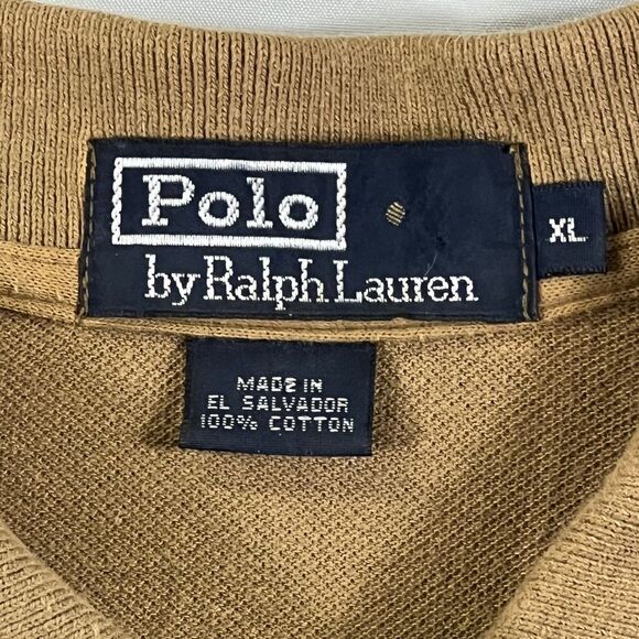 Ralph Lauren Men's Tan Polo Shirt 0643 - Picture 4 of 11